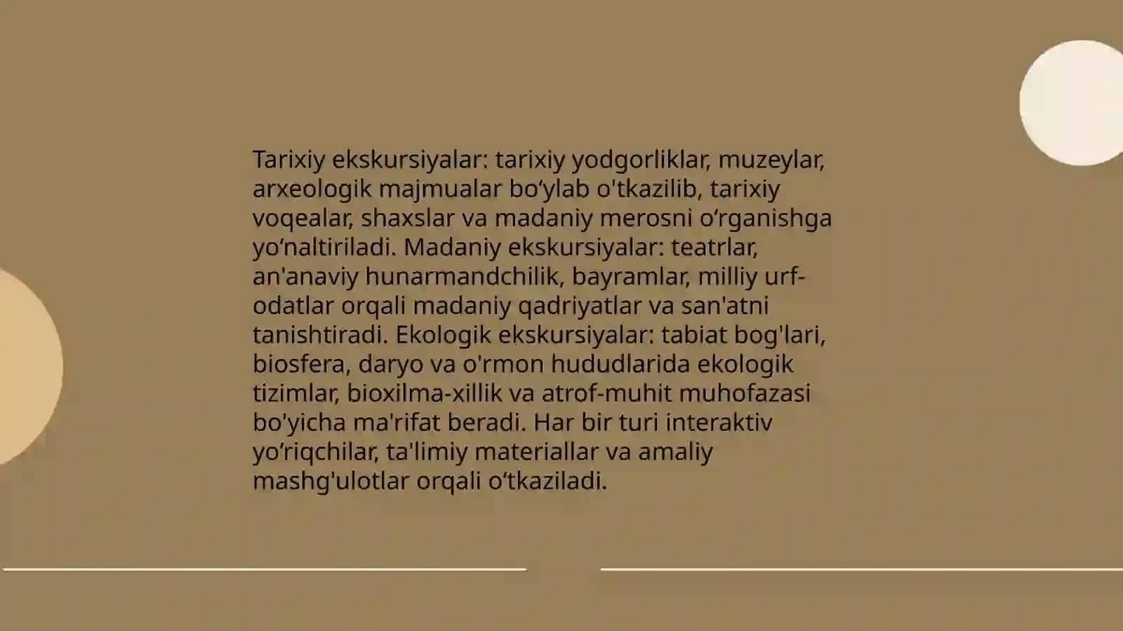 Ekskursiya haqida tushuncha 4