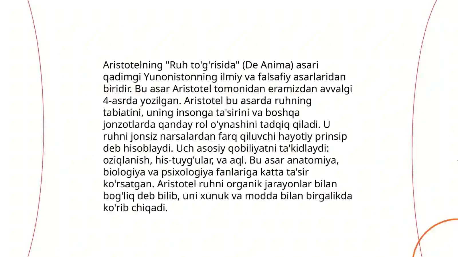 Aristotelning psixologiyaga oid qarashlari 4