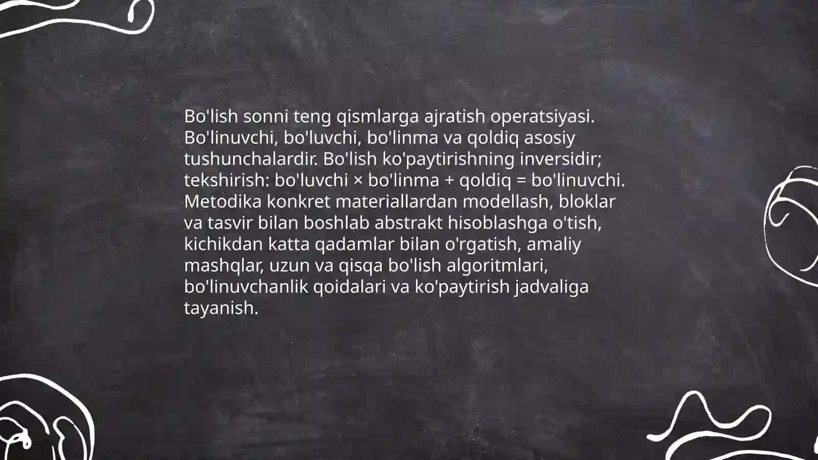 Kopaytirish bólish metodikasi 4