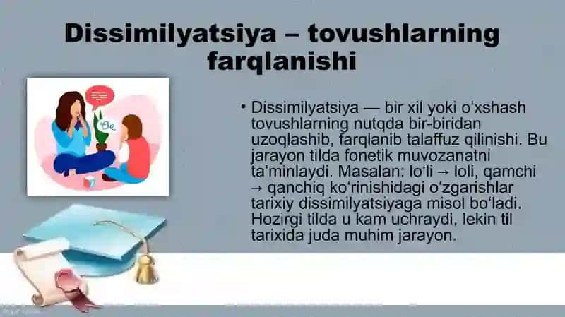 Nutq tovushlarining fonetik oʻzgarishlari 4