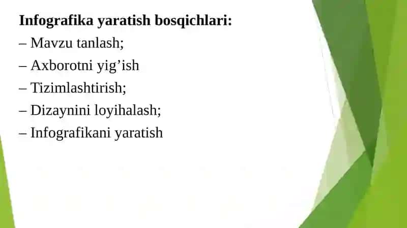 Ta’limiy interaktiv infografika vositalari yaratish 4