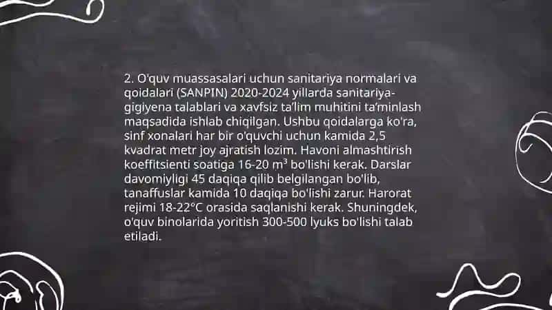 Bolalar va o'smirlar gigienasi bo'yicha umumiy qoidalar (2020-2024) 4