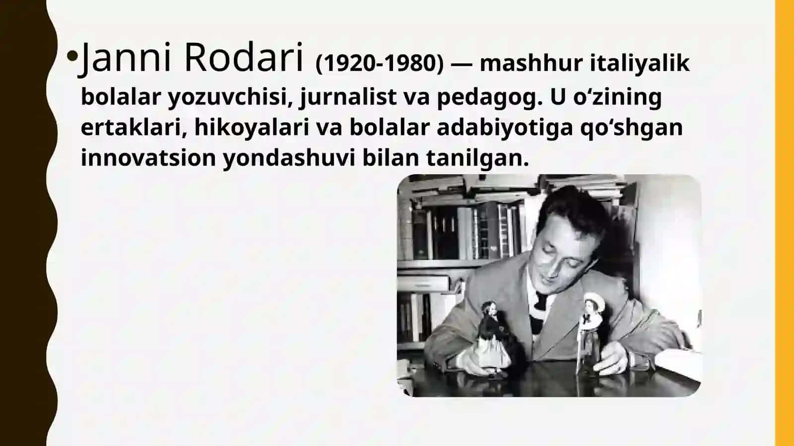 Janni Rodari mavzusida taqdimoti 4
