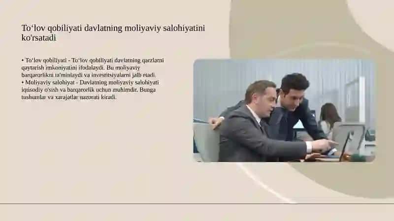 Davlatning tashqiqarzbo'yichatoʻlovqobiliyati 4