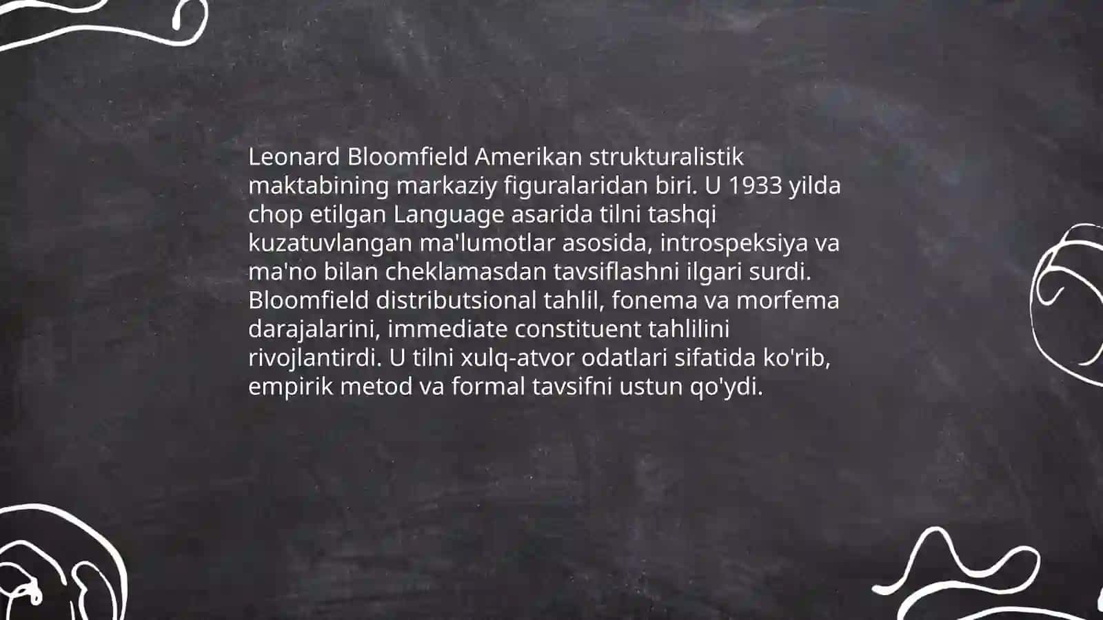 Amerika diskriptiv lingvistika qarashlari 4