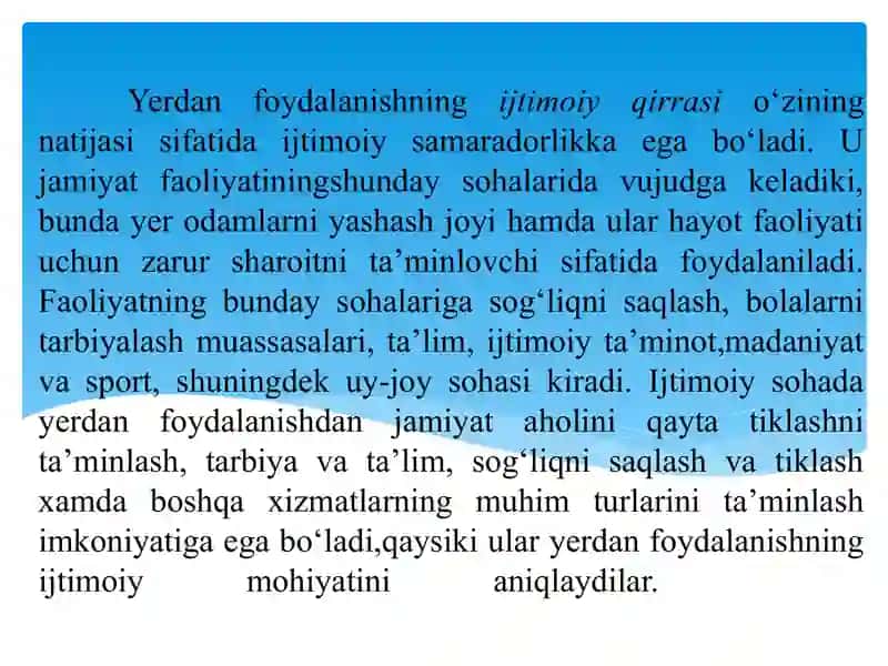 YER MUNOSABATLARINI DAVLAT TOMONIDAN TARTIBGA SOLISH 4