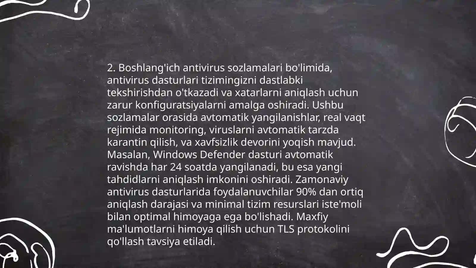 Antivirus dasturlari o'rnatish va sozlash 4
