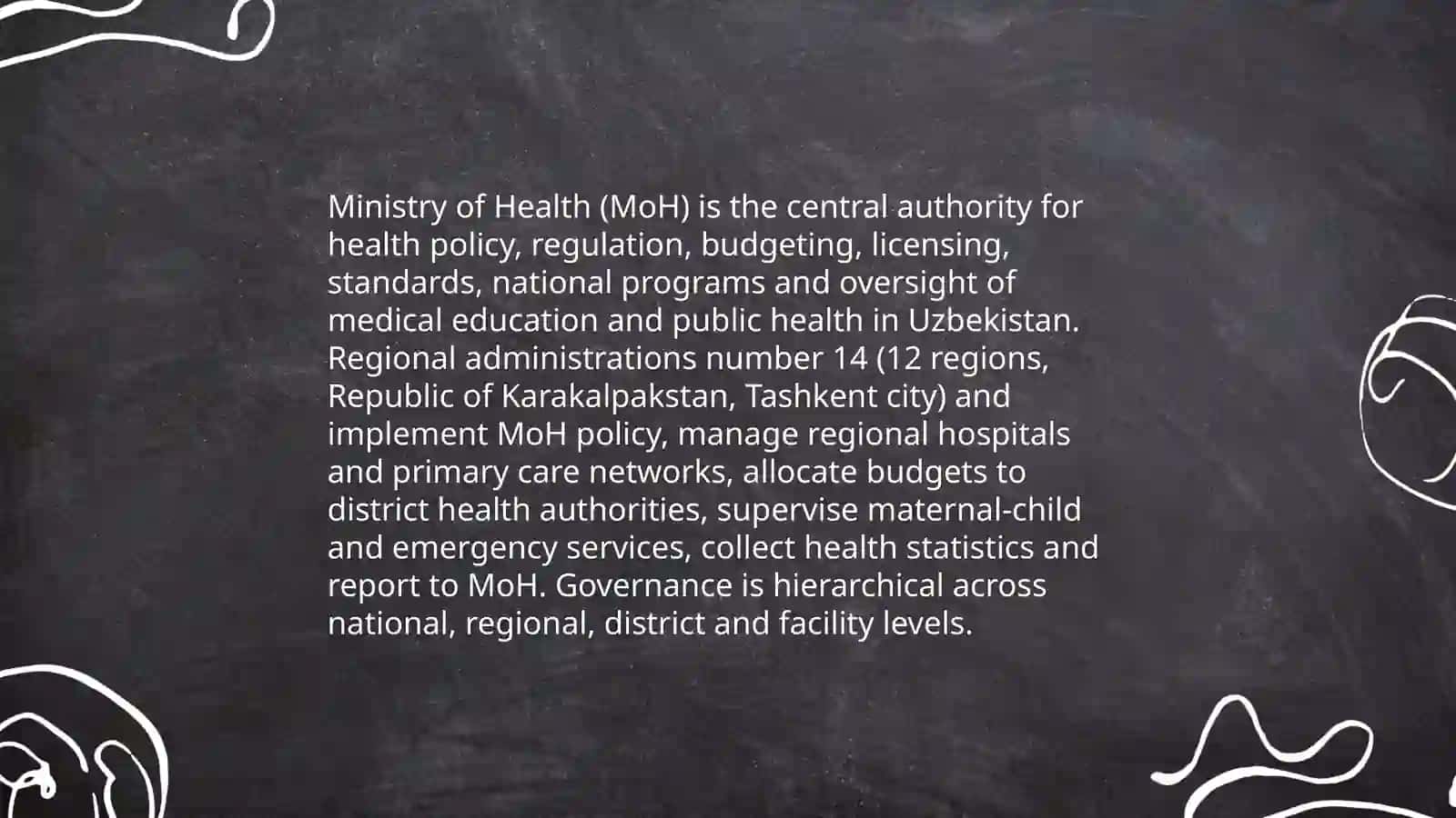 System of health care in Uzbekistan 4