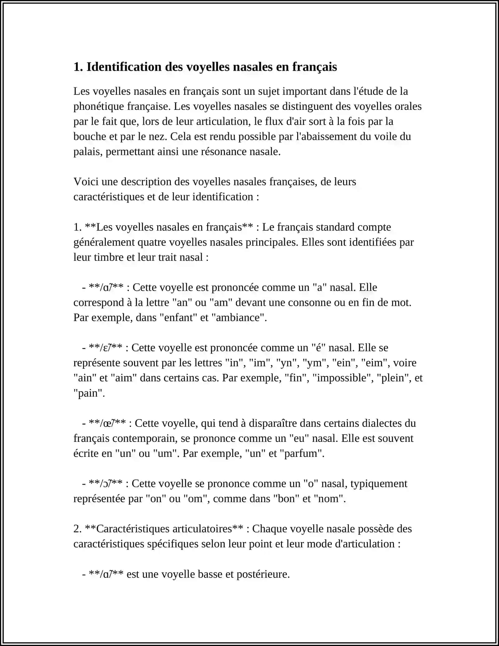 VOYELLES NASALES 4
