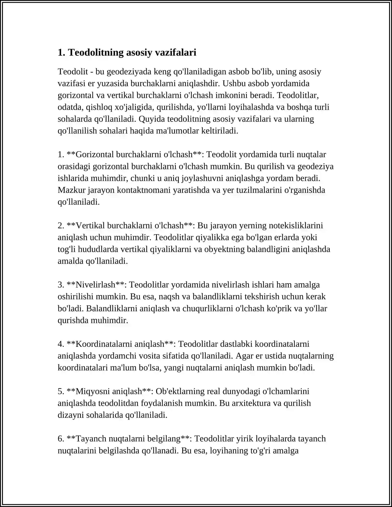TEODOLIT VA UNING TUZILISHI 4
