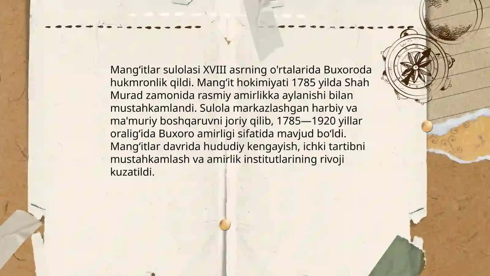 Buxoro xonligi va Buxoro amirligi haqida 4