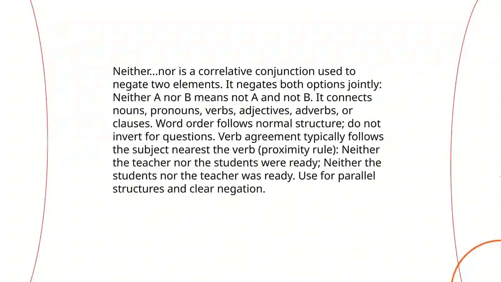 Either....or and Neither....nor 4