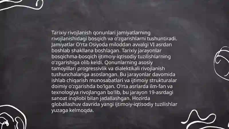 Rivojlanishning umumiy qonunlari va kategoriyalari 4