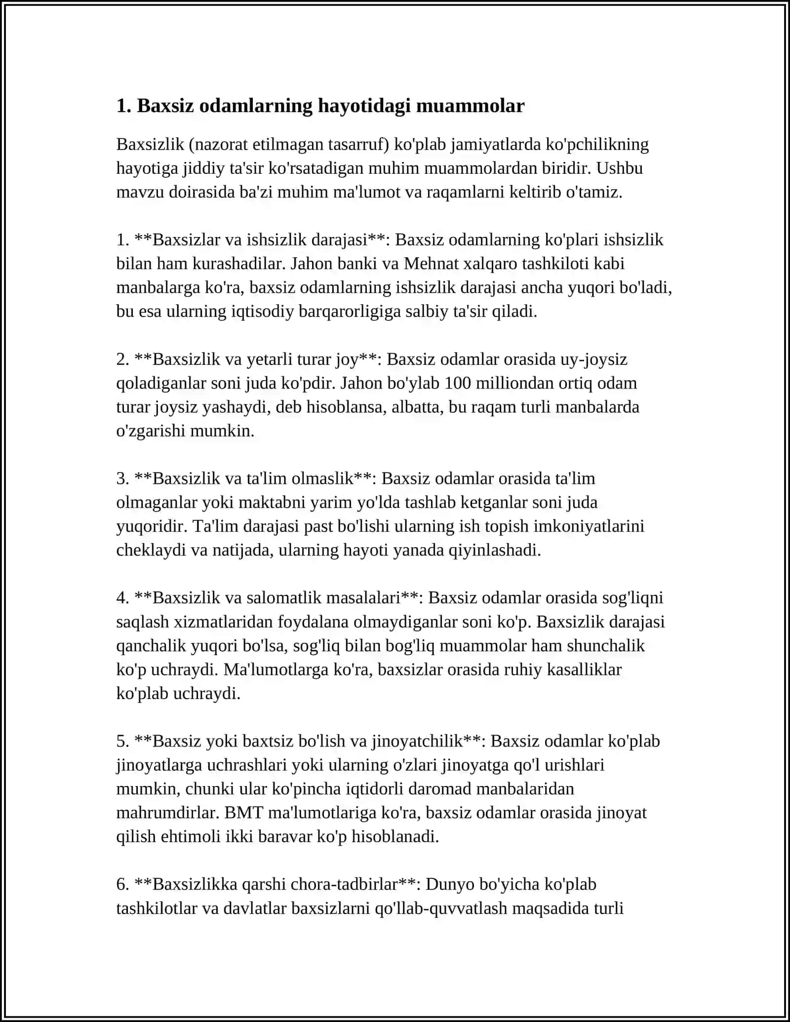 ABDURAUF FITRATNING,,RAHBARI NAJOT" RISOLASIDAGI,,BAXTSIZ ODAMLARNING IKKI TOIFASI"GA OID QARASHLARI 4