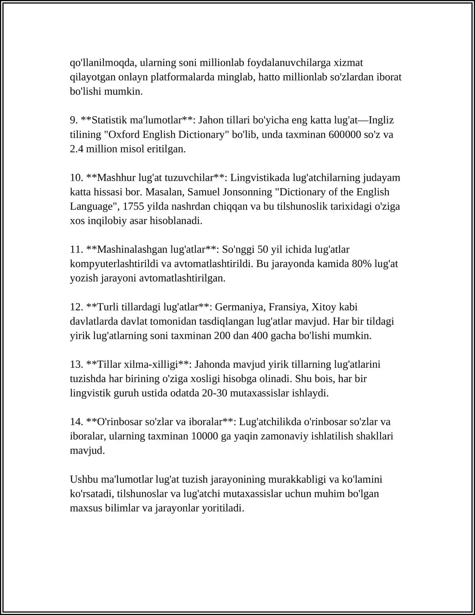 WORD LIST 4