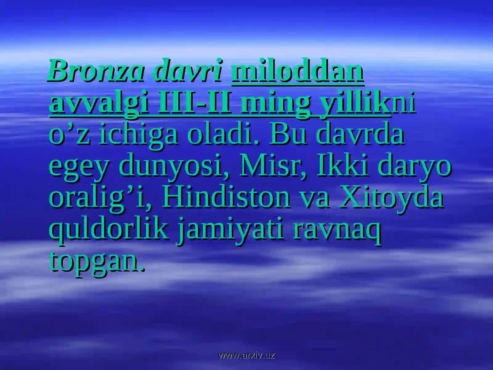 Bronza davri arxeologiyasi 4