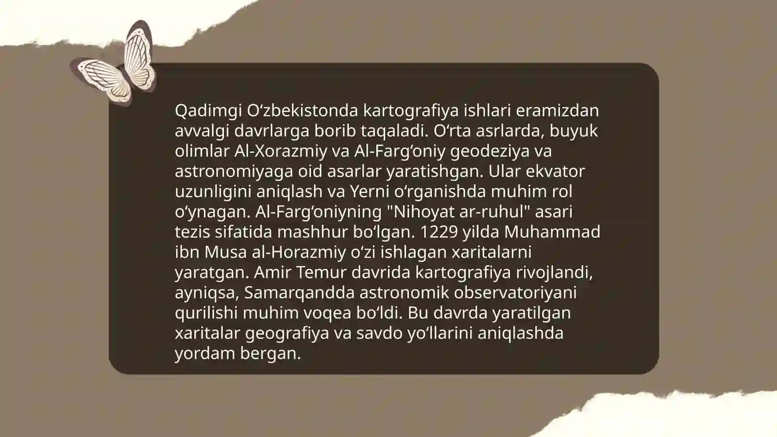 O‘zbekistonda kartografiya fani tarixi 4