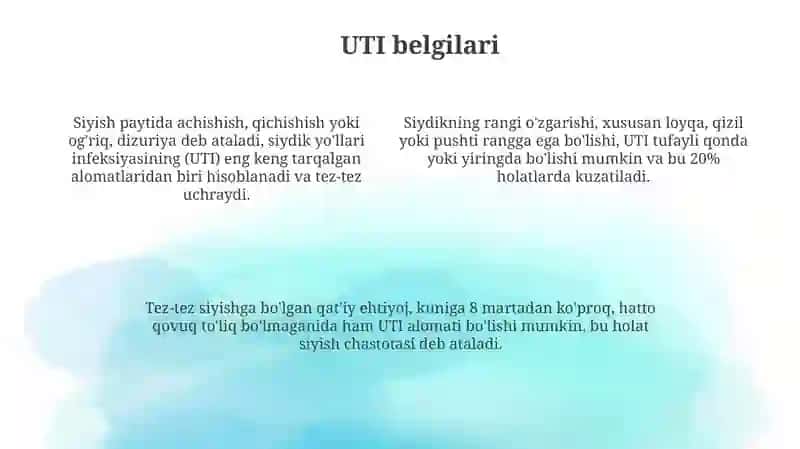 Siydik yo'llari infeksiyalari 4