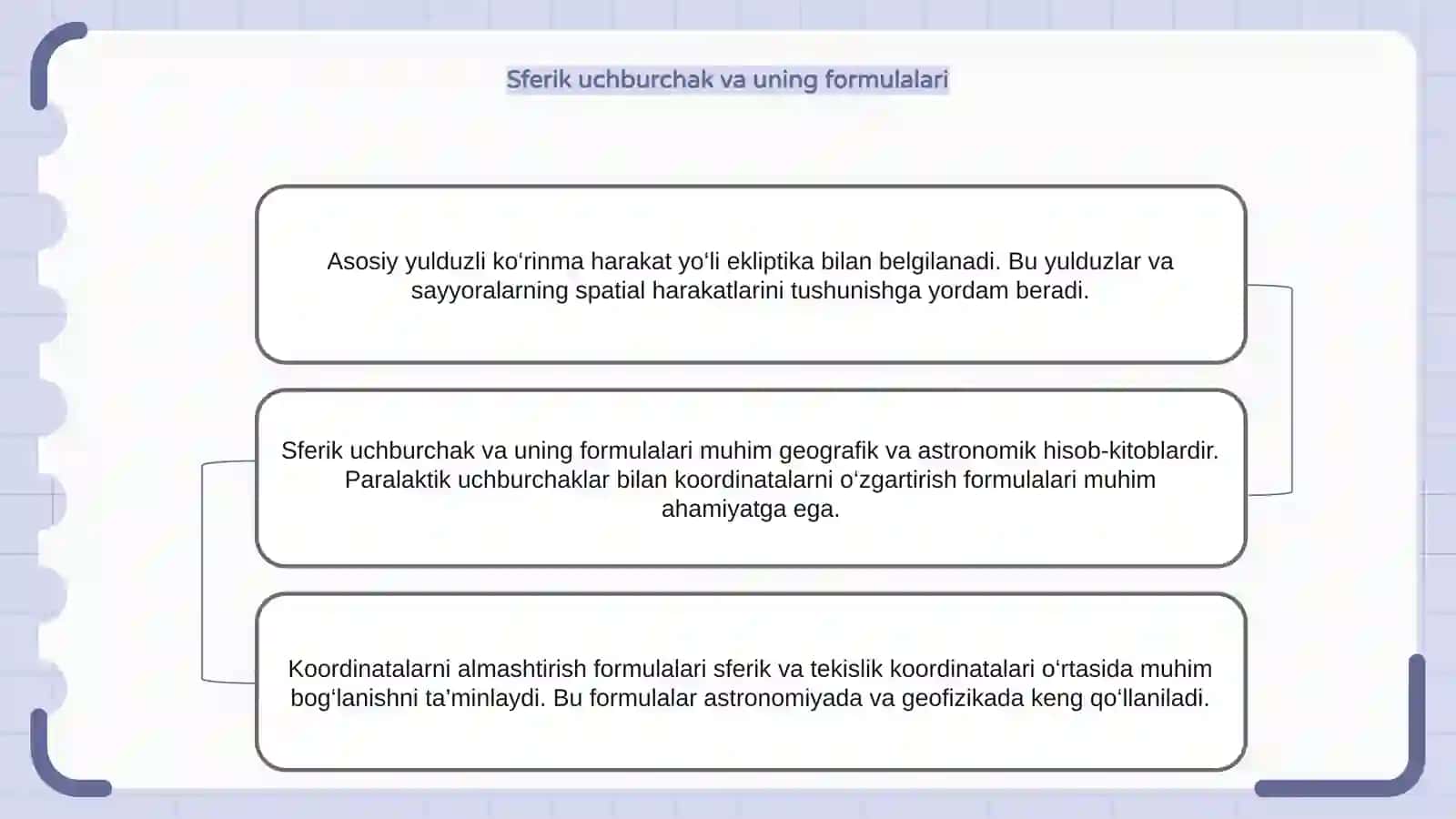 Sferik uchburchak va uning xususiyatlari 4