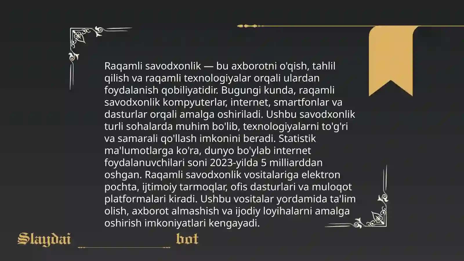 Media savodxonlikni rivojlantirishning yoʻllari 4