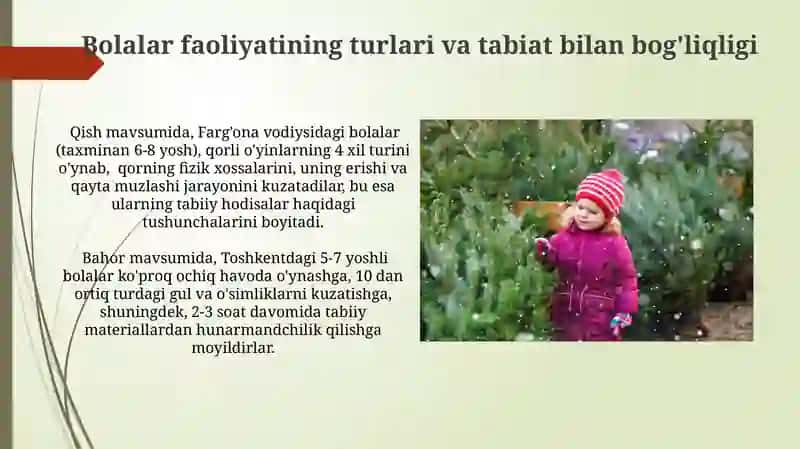 Bolalarning tabiatdagi kuzatuvlari: Bahor 4