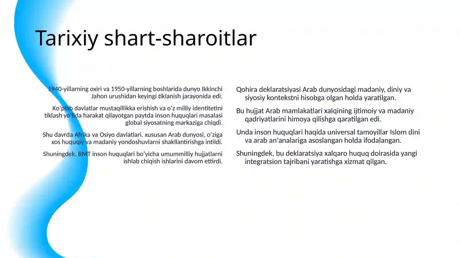 QOHIRA DEKLARATSIYASI 4
