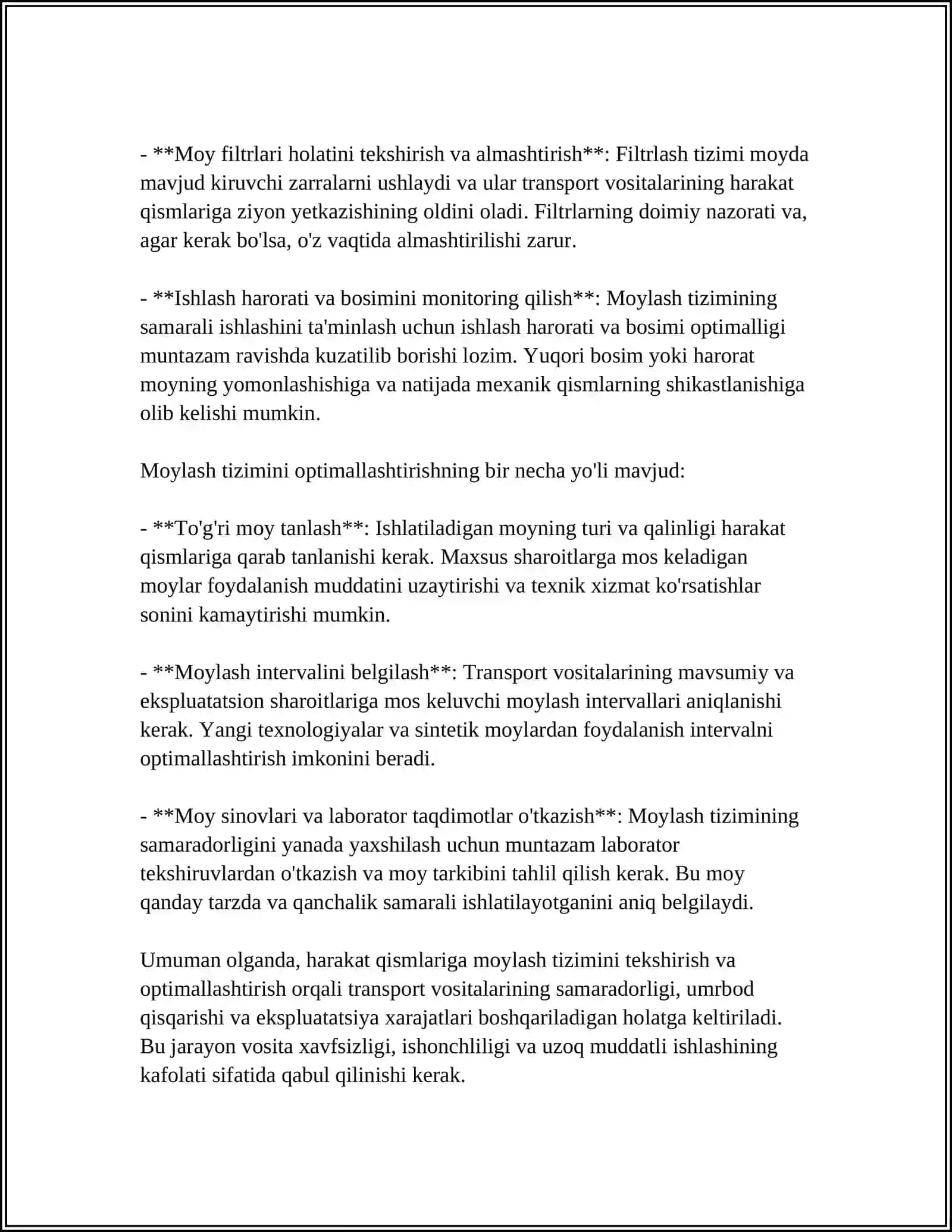 HARAKAT QISMIDA SAQLASH ISHLARI 4