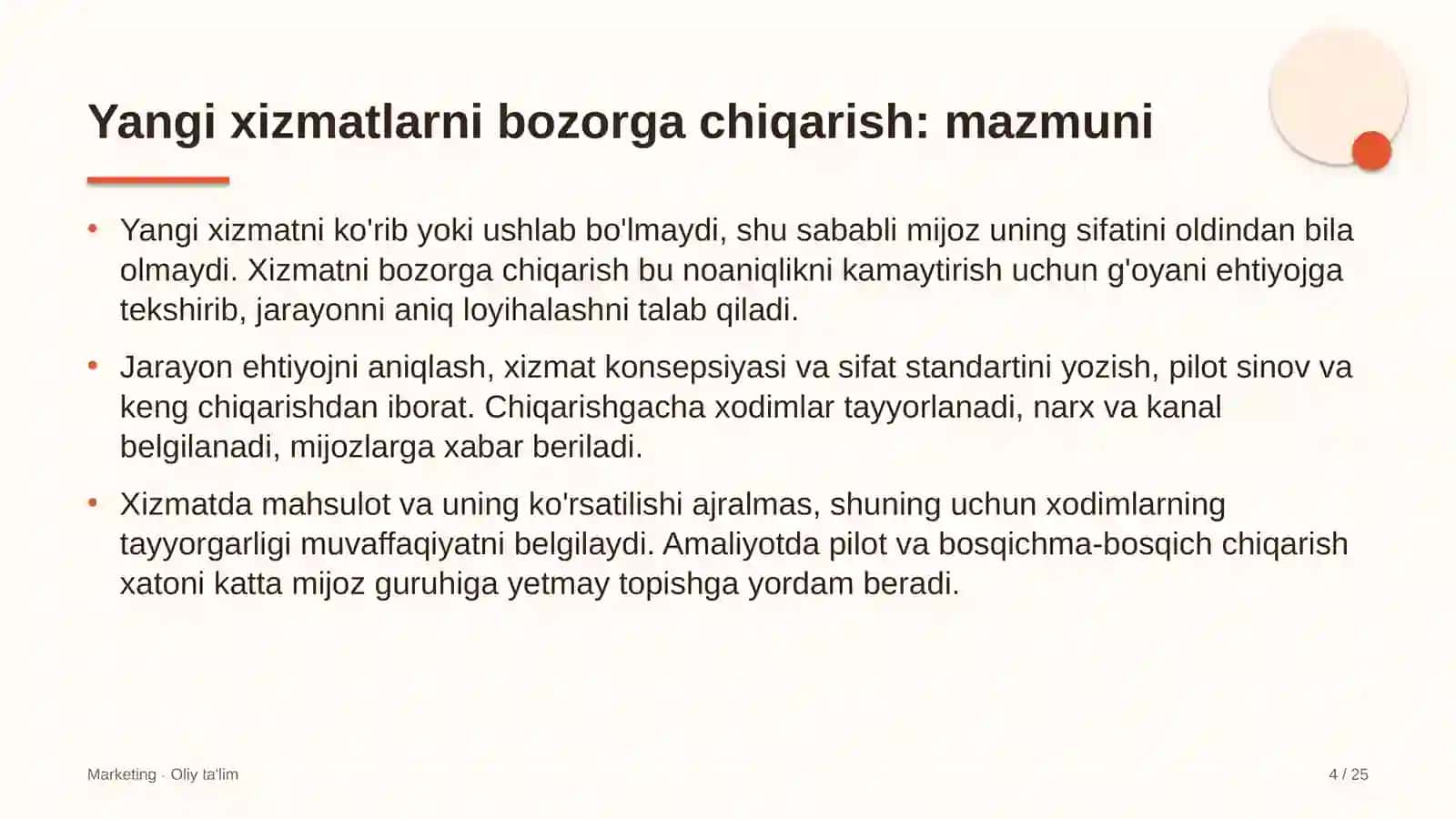 Agroklasterlarda yangi xizmatlarni bozorga chiqarish 4