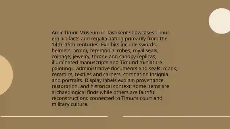State Museum of the History of Uzbekistan 4