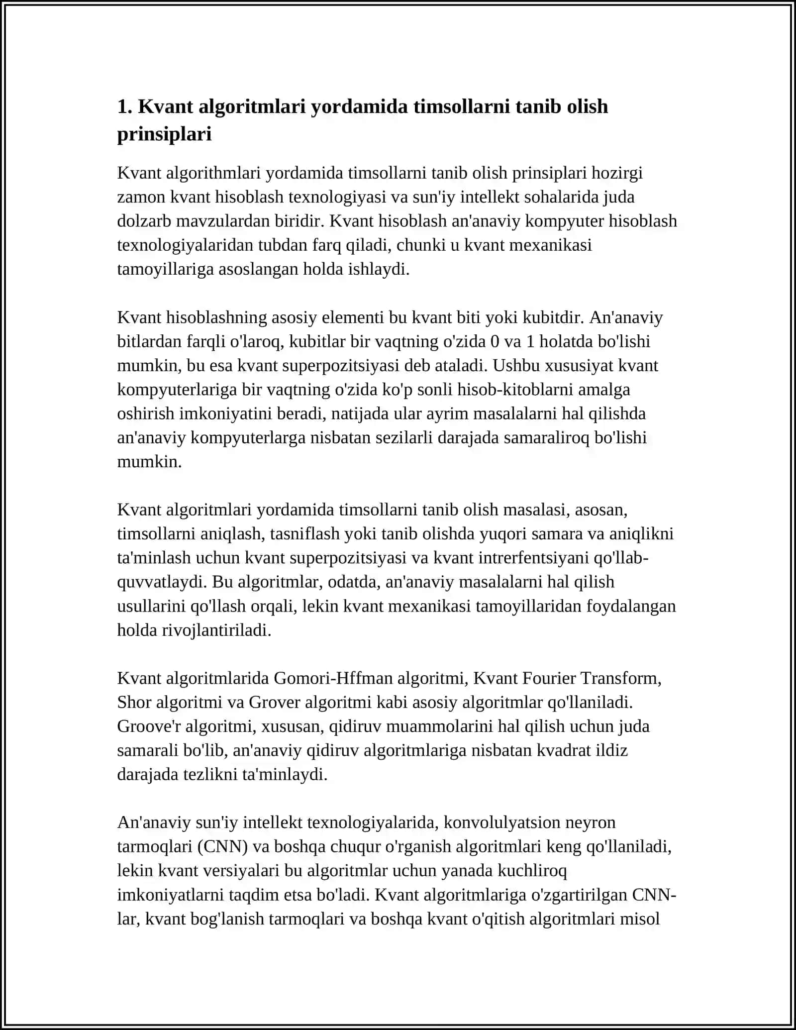 TIMSOLLARNI TANIB OLISHDA KVANT HISOBLASH IMKONIYATLARI 4