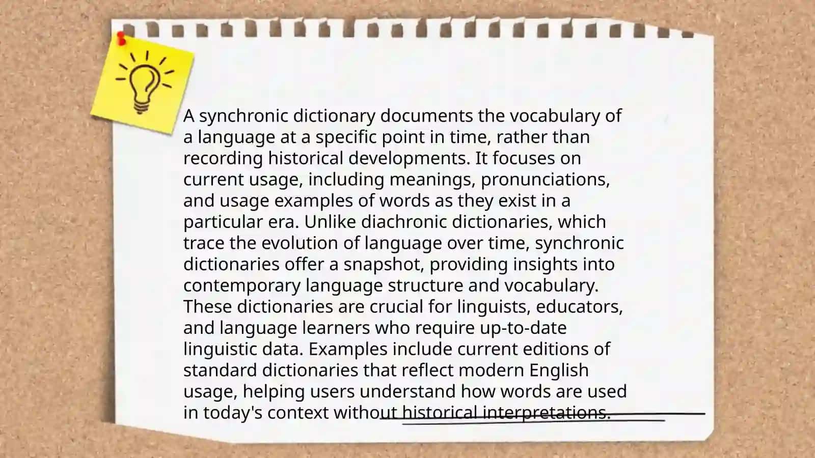 Comparative study of diachronic and synchronic dictionaries 4