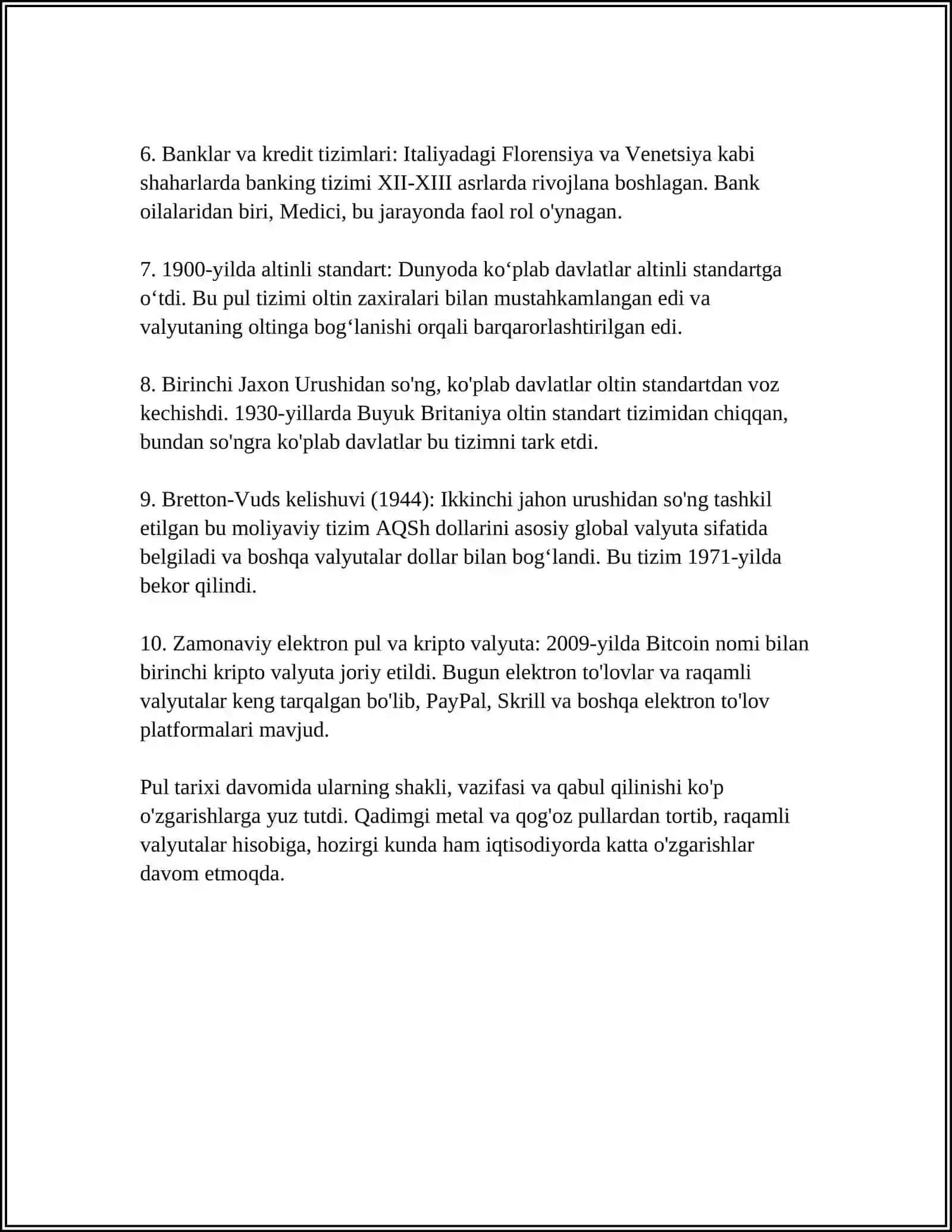 PULNING FUNKSIYALARI 4