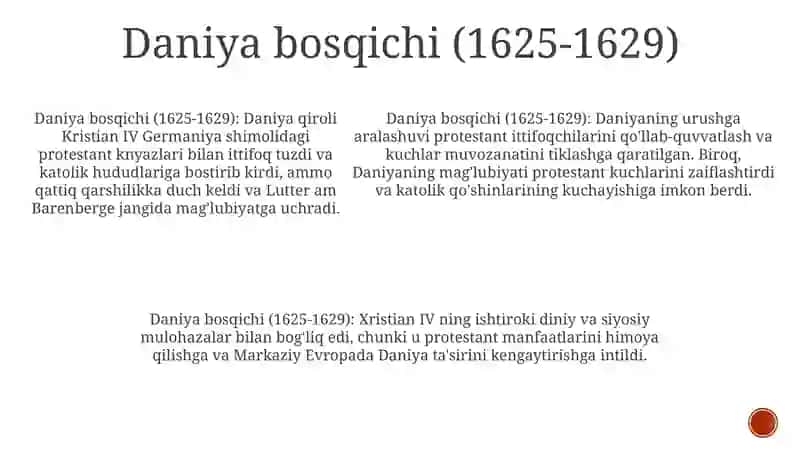 Yevropada OʻTtiz Yillik Urush 1618 1648 4