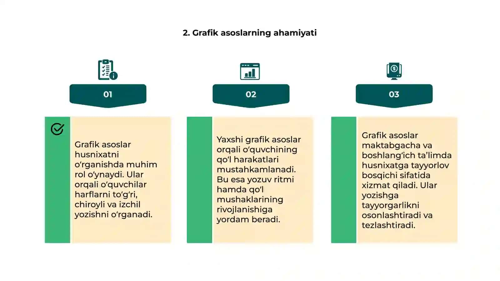 Husnixatga o'rgatishning grafik asoslari 4