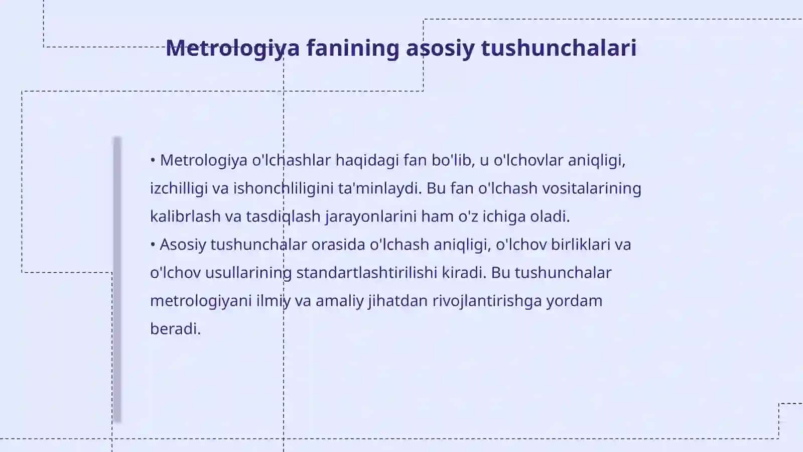 Metrologiyaning asosiy tushunchalari 4