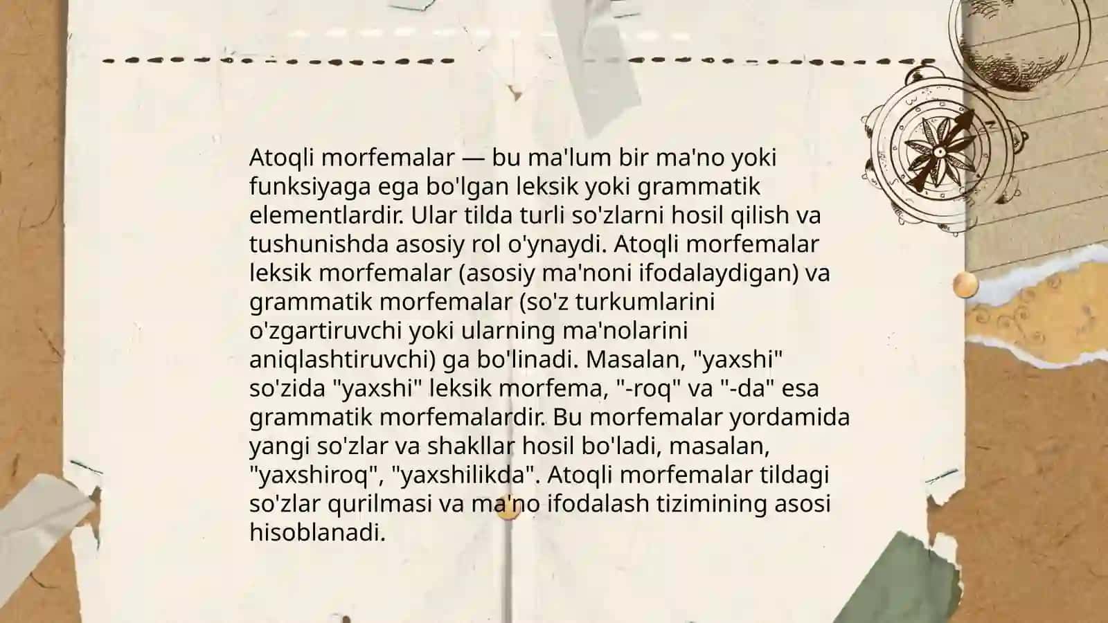 Morfemika boʻlimi haqida maʼlumot 4