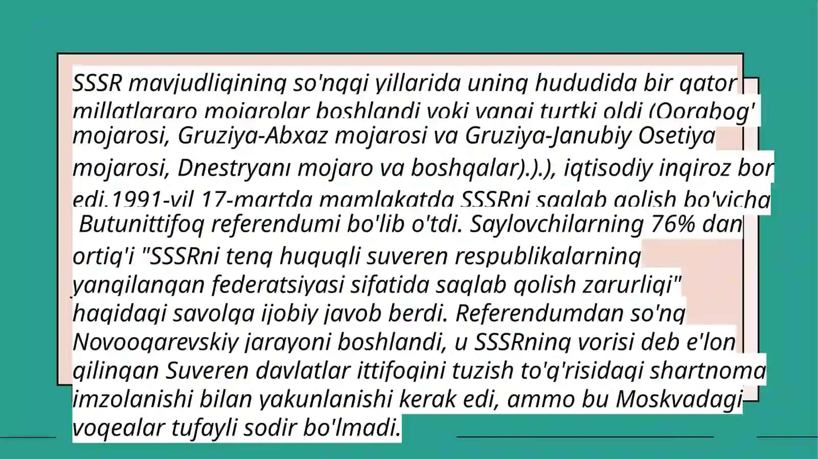 SSRda ijtimoiy siyosiy inqirozning kuchayishi. 4