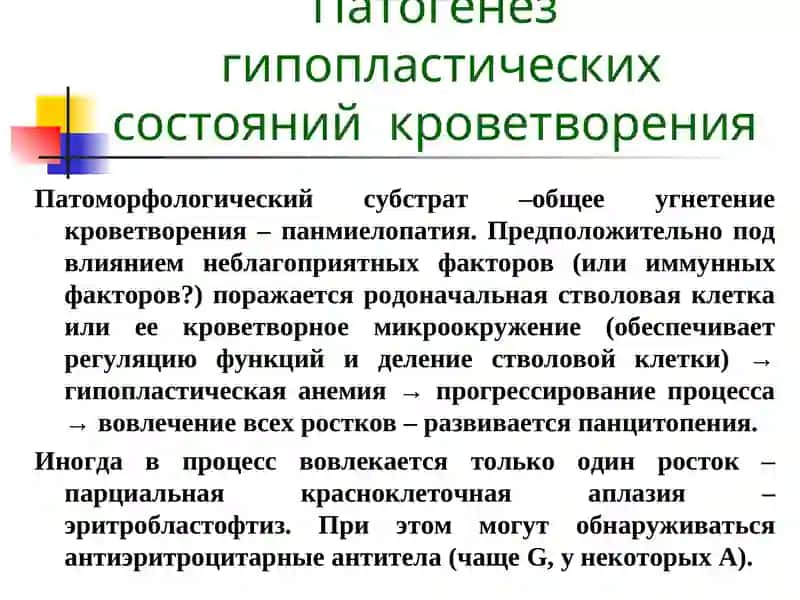 Апластическая анемия 4