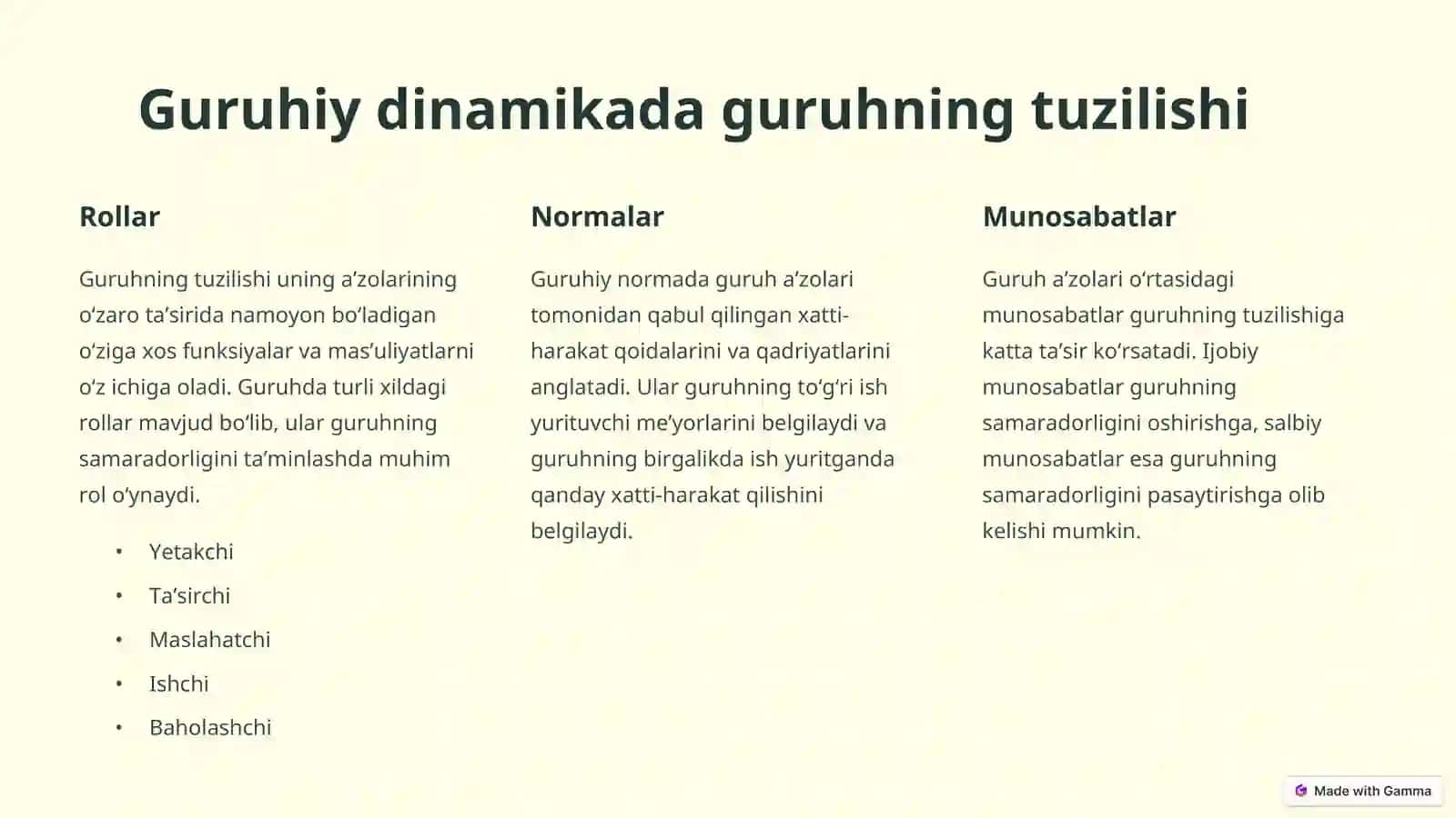 GURUHIY DINAMIKA JARAYONLARI 4
