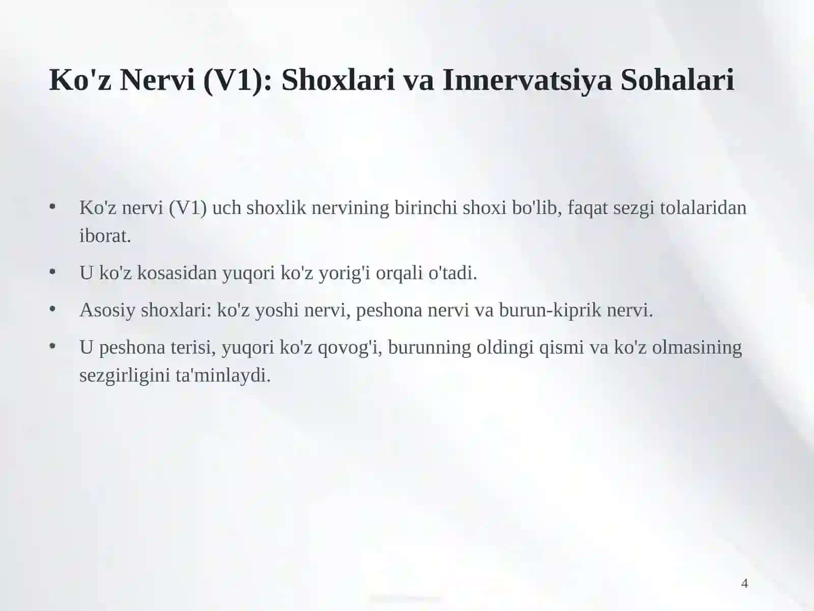 Uch shoxlik nervning vegetativ tugunlari 4