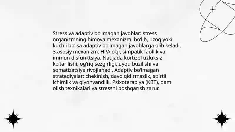 Psixosomatik kasalliklarning psixologik jihatlari 4