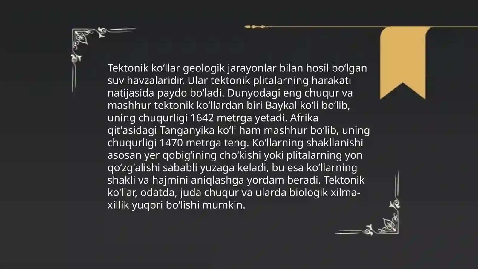 Koʻllar va uning turlari 4