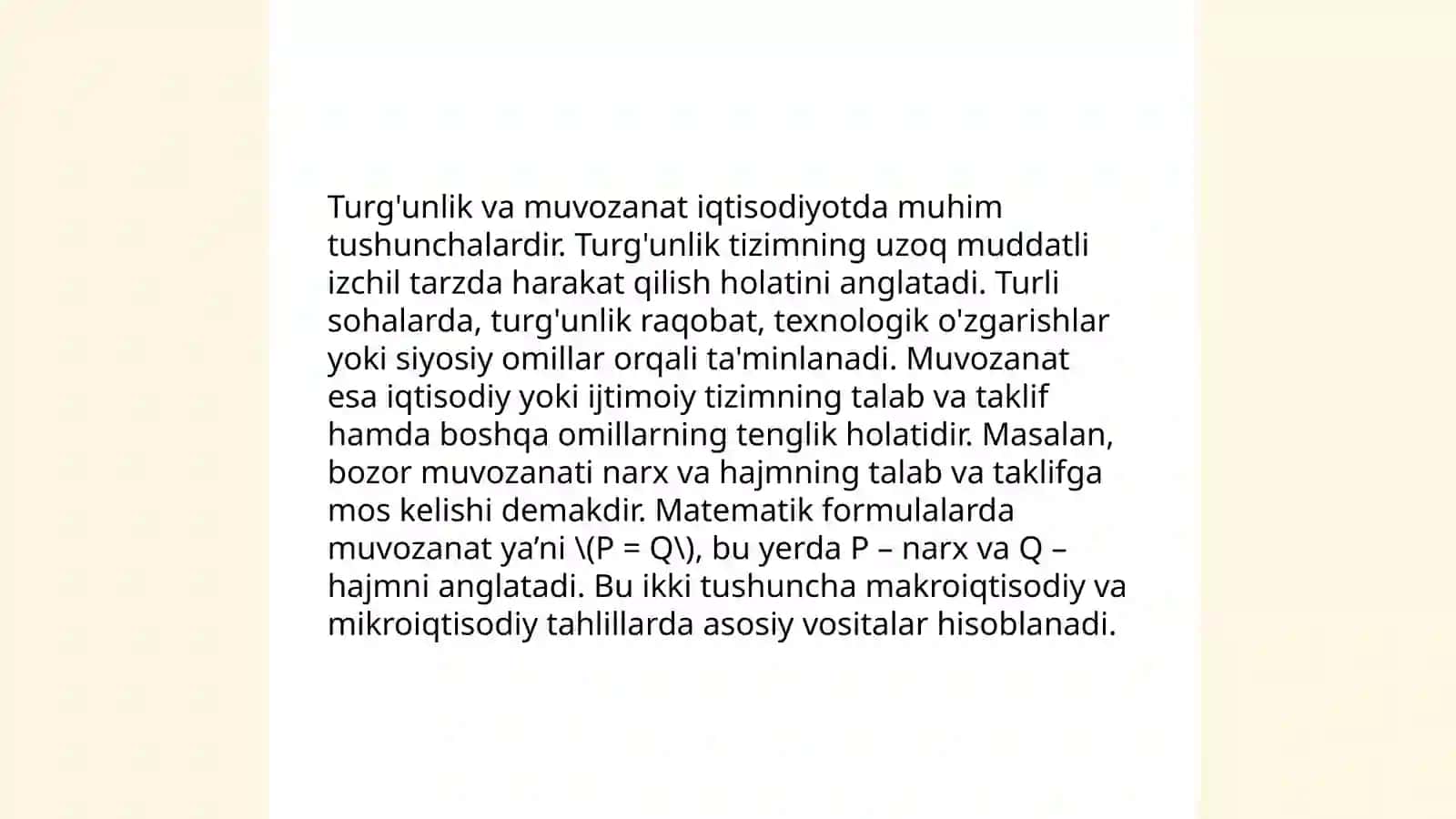 Muvozanat saqlanishni o‘rgatish 4