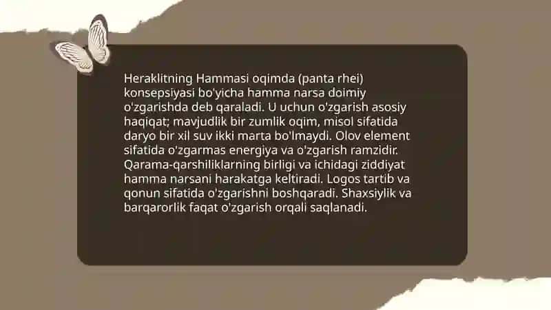 Geraklitning falsafiy qarashlari 4