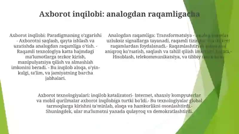 Axborot Texnologiyalari 4