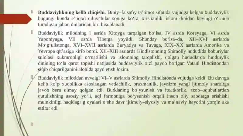 BUDDAVIYLIK DINI 4