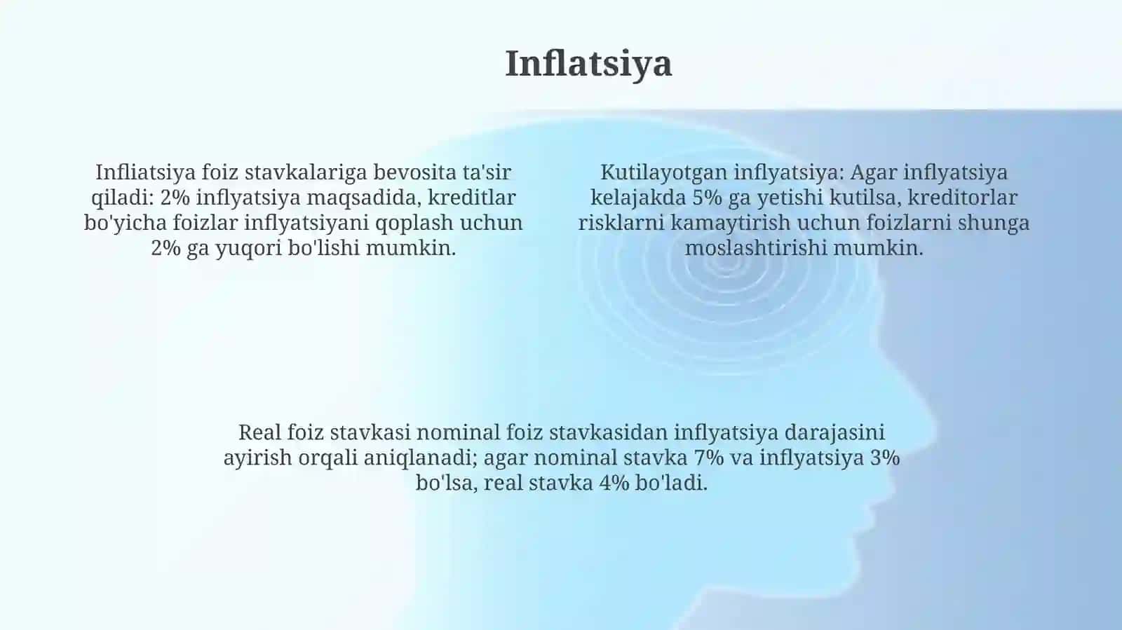 Foiz stavkalarini belgilovchi omillar 4