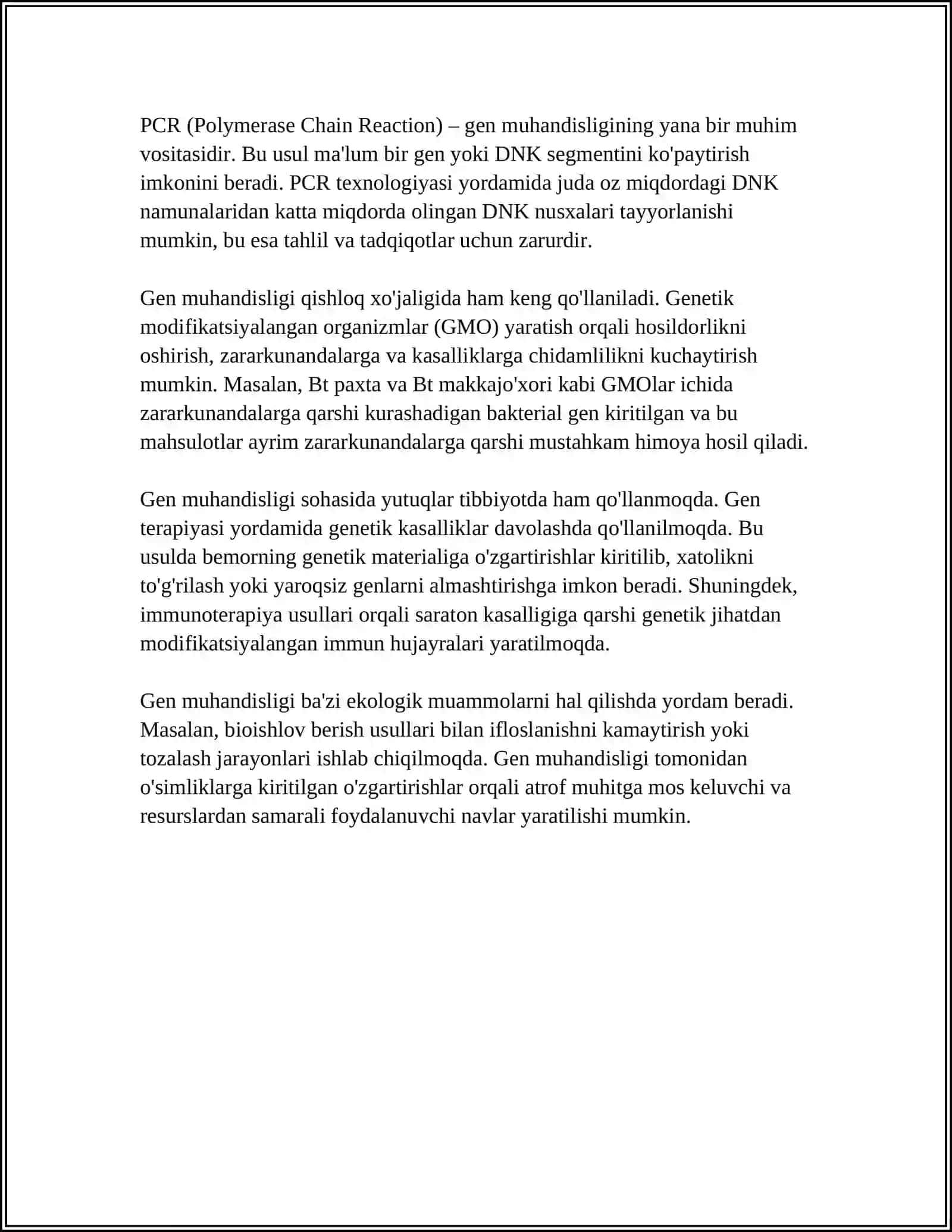 BIOTEXNOLOGIYA USULLARI 4