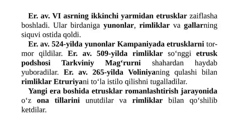 Etrusklar va Rim 4