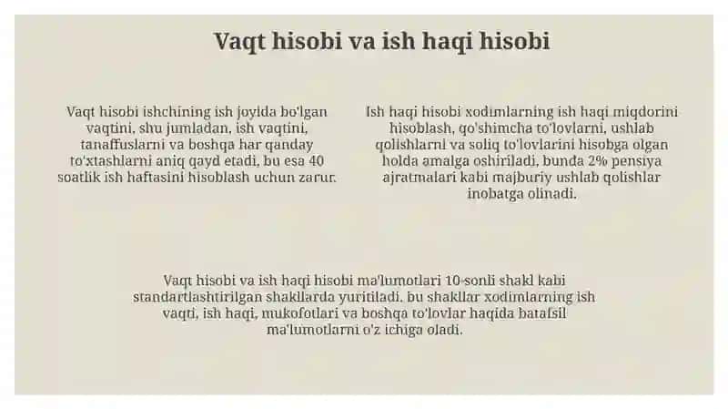 Mehnat xarajatlari hisobi 4